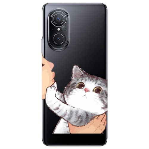 Huawei Nova 9 SE No Kiss Transparent Silicone TPU Θήκη
