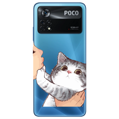 Xiaomi Poco X4 Pro No Kiss Transparent Silicone TPU Θήκη