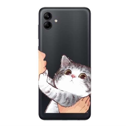 Samsung A04 No Kiss Transparent Silicone TPU Θήκη