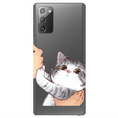 Samsung Note 20 No Kiss Transparent Silicone TPU Θήκη