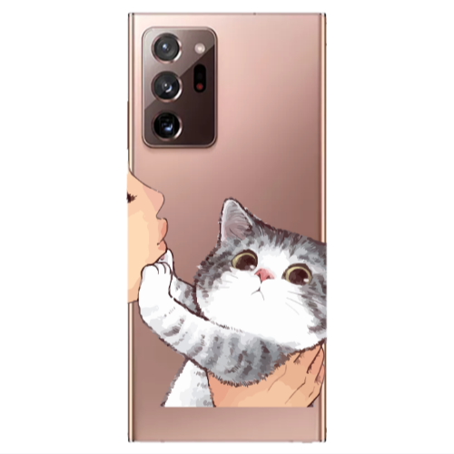 Samsung Note 20 Ultra No Kiss Transparent Silicone TPU Θήκη