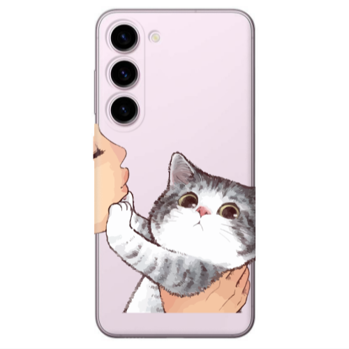 Samsung S23 Plus No Kiss Transparent Silicone TPU Θήκη