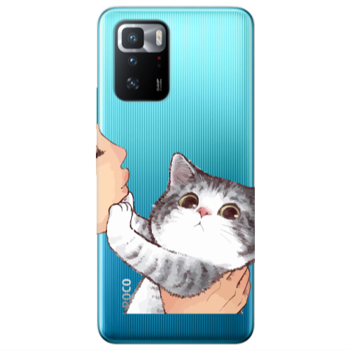 Xiaomi Poco X3 GT No Kiss Transparent Silicone TPU Θήκη