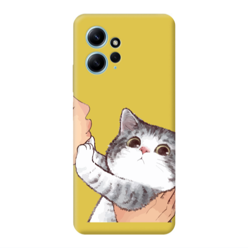 Xiaomi Redmi Note 12 4G No Kiss Yellow Colored Silicone TPU Θήκη