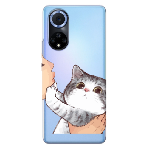 Huawei Nova 9 No Kiss Transparent Silicone TPU Θήκη