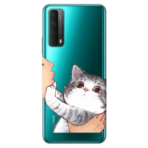 Huawei P Smart 2021 No Kiss Transparent Silicone TPU Θήκη
