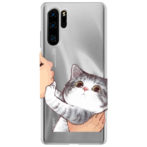 Huawei P30 Pro No Kiss Transparent Silicone TPU Θήκη