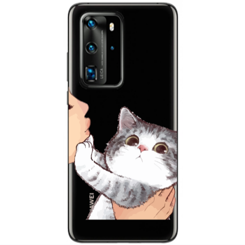 Huawei P40 Pro No Kiss Transparent Silicone TPU Θήκη