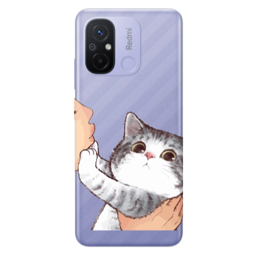Xiaomi Redmi 12C No Kiss Transparent Silicone TPU Θήκη