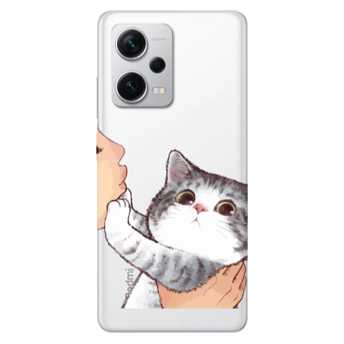 Xiaomi Redmi Note 12 5G No Kiss Transparent Silicone TPU Θήκη