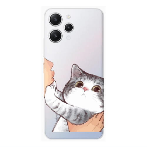 Xiaomi Redmi 12 No Kiss Transparent Silicone TPU Θήκη