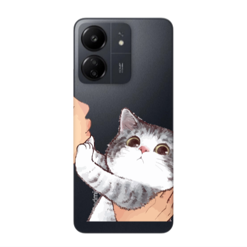 Xiaomi Redmi 13C No Kiss Transparent Silicone TPU Θήκη