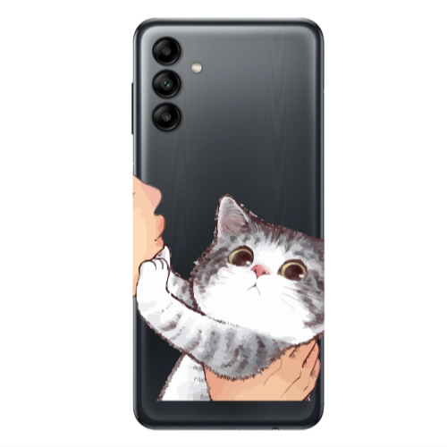 Samsung A13 5G No Kiss Transparent Silicone TPU Θήκη