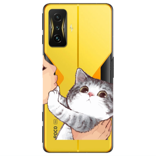 Xiaomi Poco F4 Gt No Kiss Transparent Silicone TPU Θήκη