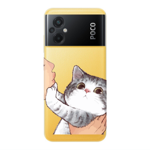 Xiaomi Poco M5 No Kiss Transparent Silicone TPU Θήκη