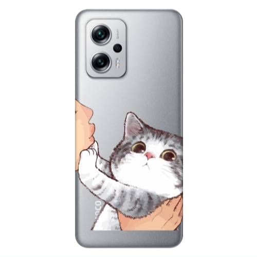 Xiaomi Poco X4 GT No Kiss Transparent Silicone TPU Θήκη