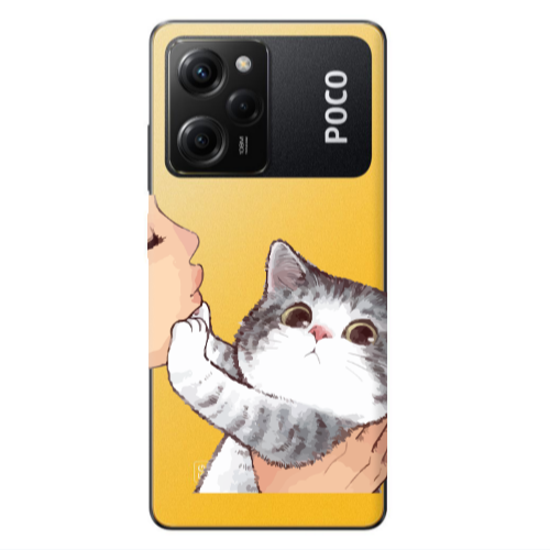 Xiaomi Poco X5 Pro No Kiss Transparent Silicone TPU Θήκη