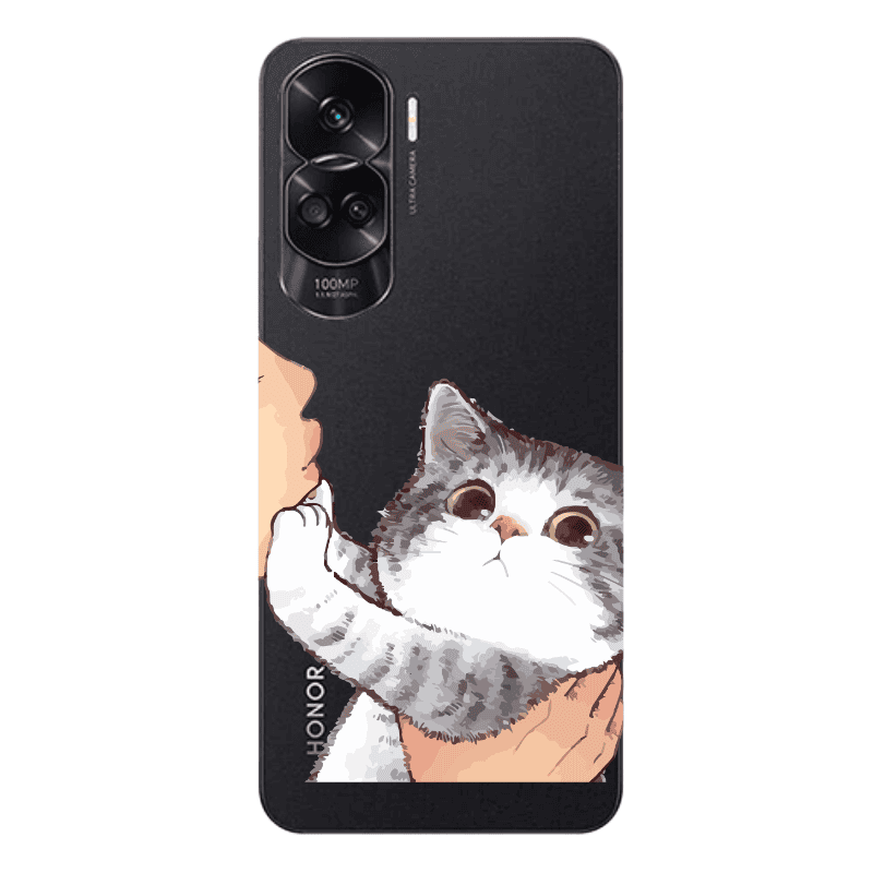 Honor 90 Lite 5G No Kiss Transparent Silicone TPU Θήκη