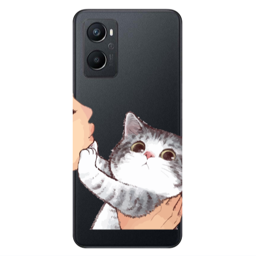 Oppo A 96 No Kiss Transparent Silicone TPU Θήκη