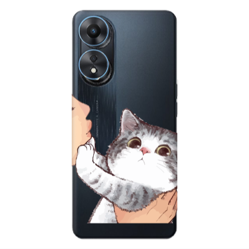 Oppo A 98 No Kiss Transparent Silicone TPU Θήκη
