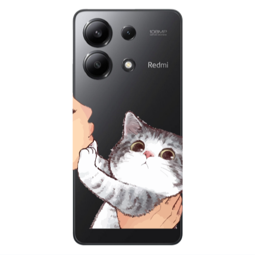 Xiaomi Redmi Note 13 4G No Kiss Transparent Silicone TPU Θήκη