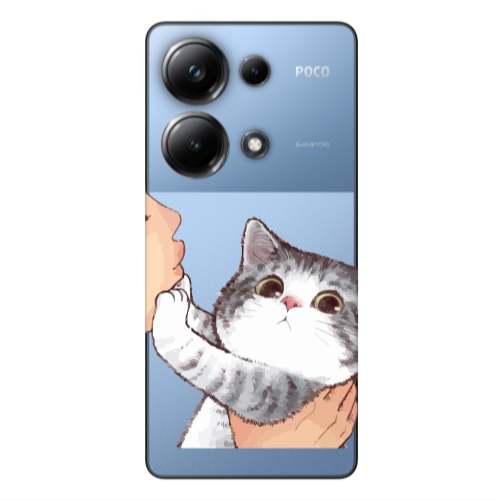 Xiaomi Poco M6 Pro 4G No Kiss Transparent Silicone TPU Θήκη