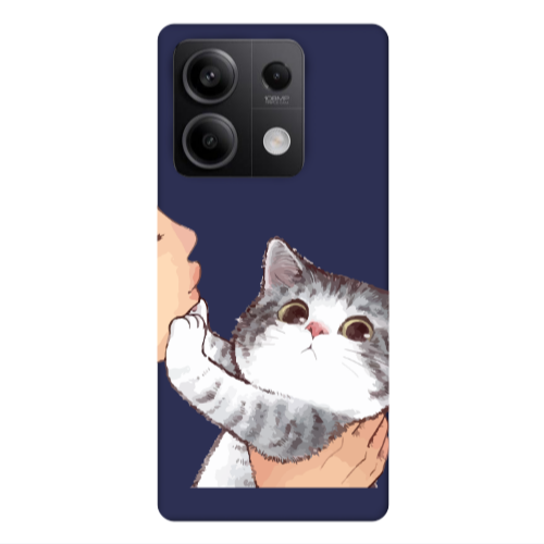 Xiaomi Redmi Note 13Pro 5G No Kiss Dark blue Colored Silicone TPU Θήκη