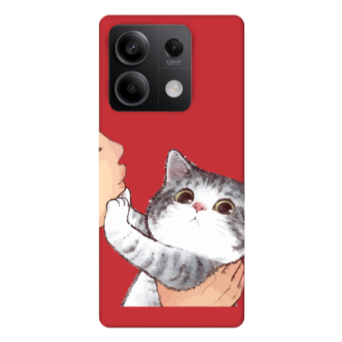 Xiaomi Redmi Note 13Pro 5G No Kiss Red Colored Silicone TPU Θήκη