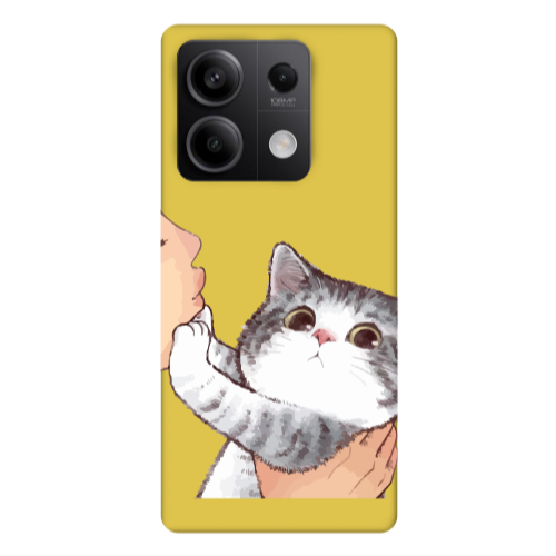 Xiaomi Redmi Note 13Pro 5G No Kiss Yellow Colored Silicone TPU Θήκη