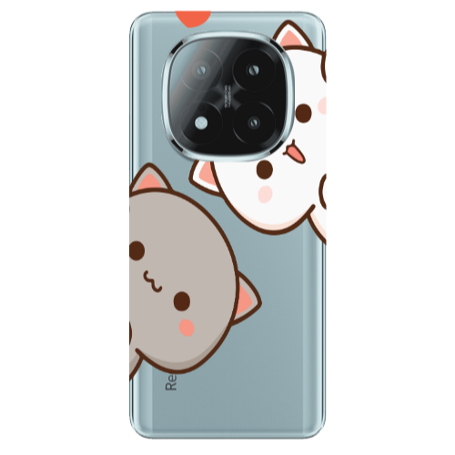 Xiaomi Redmi Note 14 Pro + 5g We are here Transparent Silicone TPU Θήκη