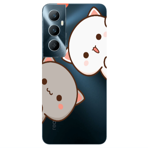Realme C65 We are here Transparent Silicone TPU Θήκη