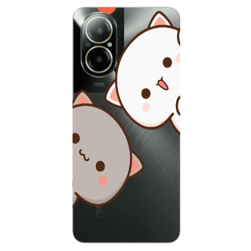 Realme C67 We are here Transparent Silicone TPU Θήκη