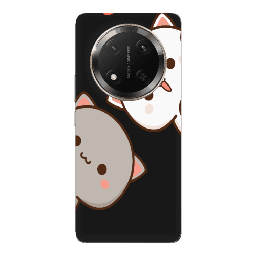 Honor Magic 7 Lite We are here Black Colored Silicone TPU Θήκη
