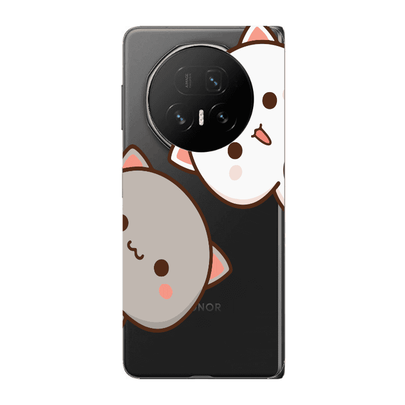Honor Magic V5 We are here Transparent Silicone TPU Θήκη