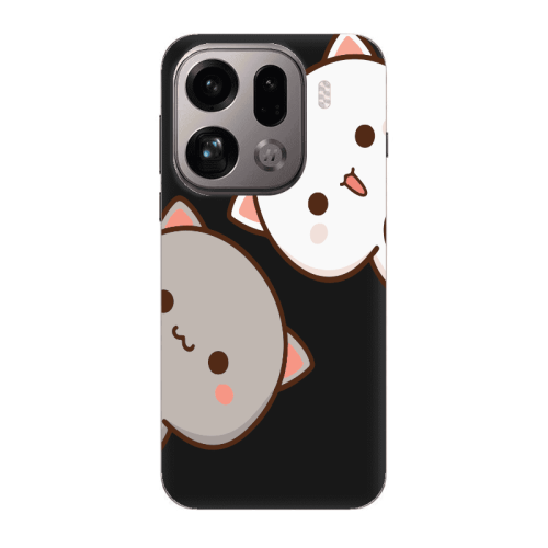Oppo Find X9 Pro We are here Black Colored Silicone TPU Θήκη