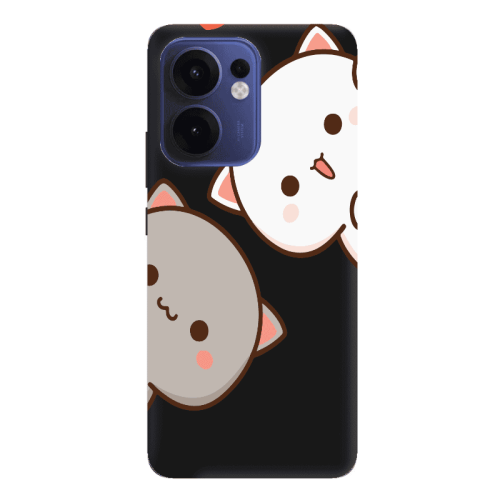 Oppo Reno 13 F We are here Black Colored Silicone TPU Θήκη