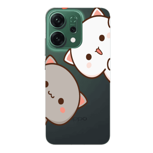 Oppo RENO 14 We are here Transparent Silicone TPU Θήκη