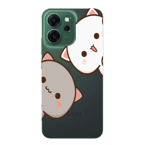 Oppo 14 F We are here Transparent Silicone TPU Θήκη