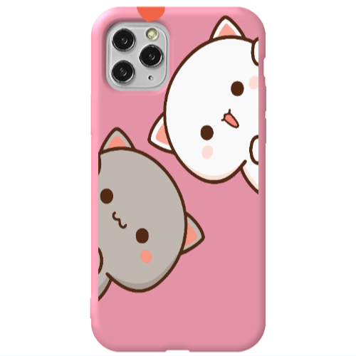 Apple iPhone 11 Pro We are here Pink Colored Silicone TPU Θήκη