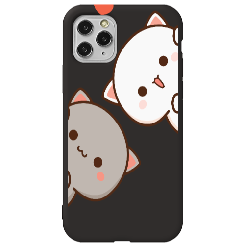 Apple iPhone 11 Pro We are here Black Colored Silicone TPU Θήκη
