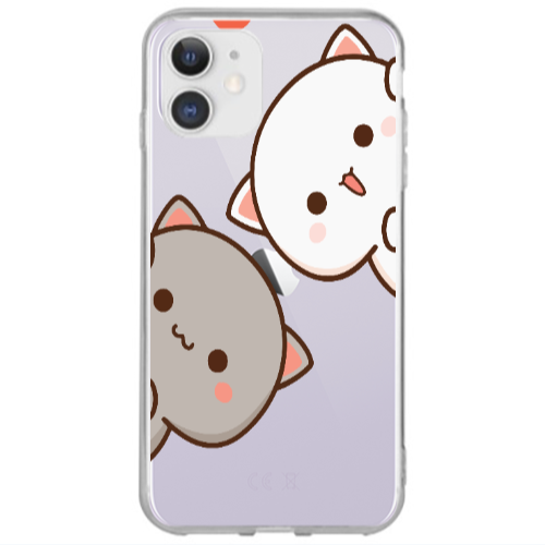 Apple iPhone 12 We are here Transparent Silicone TPU Θήκη