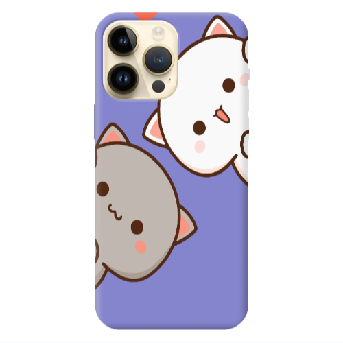 Apple iPhone 13 Pro Max We are here Purple Colored Silicone TPU Θήκη