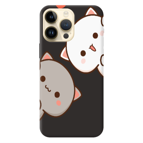 Apple iPhone 13 Pro Max We are here Black Colored Silicone TPU Θήκη