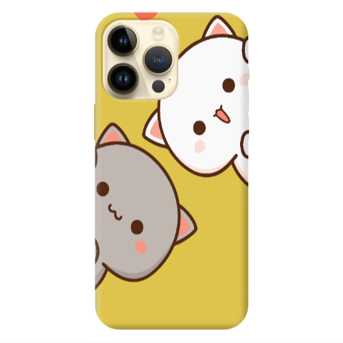 Apple iPhone 13 Pro Max We are here Yellow Colored Silicone TPU Θήκη