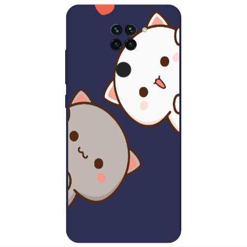Xiaomi Redmi Note 9 We are here Dark blue Colored Silicone TPU Θήκη