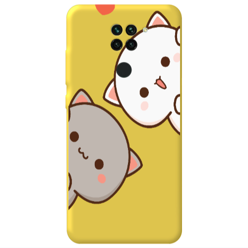 Xiaomi Redmi Note 9 We are here Yellow Colored Silicone TPU Θήκη