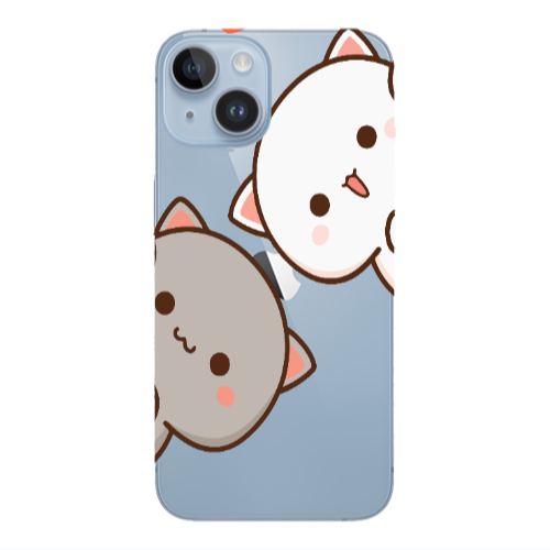 Apple iPhone 14  We are here Transparent Silicone TPU Θήκη
