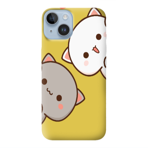 Apple iPhone 14 Plus We are here Yellow Colored Silicone TPU Θήκη
