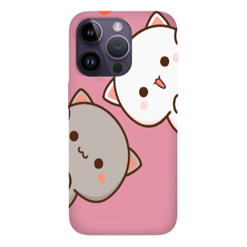 Apple iPhone 14 Pro  We are here Pink Colored Silicone TPU Θήκη