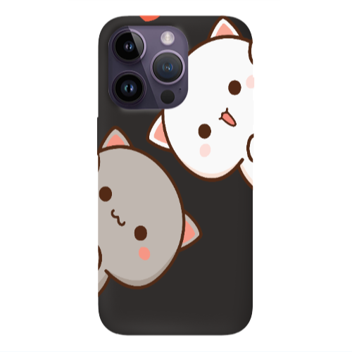 Apple iPhone 14 Pro  We are here Black Colored Silicone TPU Θήκη